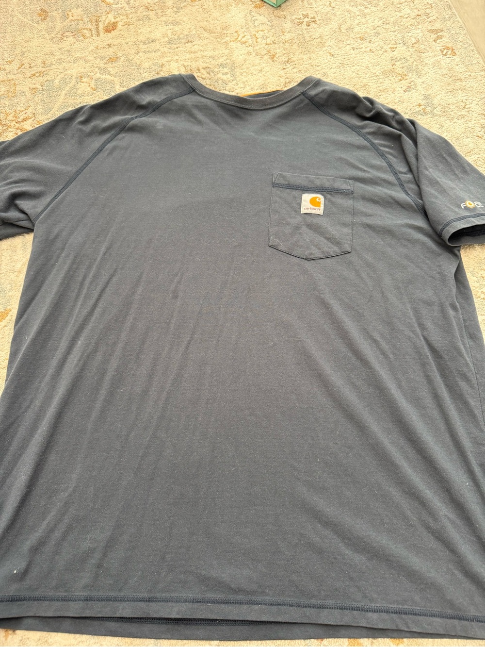 Carhartt Short-Sleeve Pocket Tee — Dark Blue